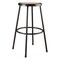 National Public Seating Blk Hardboard Stool, 30", Welded Tube Leg 6230-10 - alternate 1
